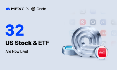 MEXC Adds 32 Tokenized Stocks from Ondo Finance, Expanding Blue-Chip Access for 40 Million Users
