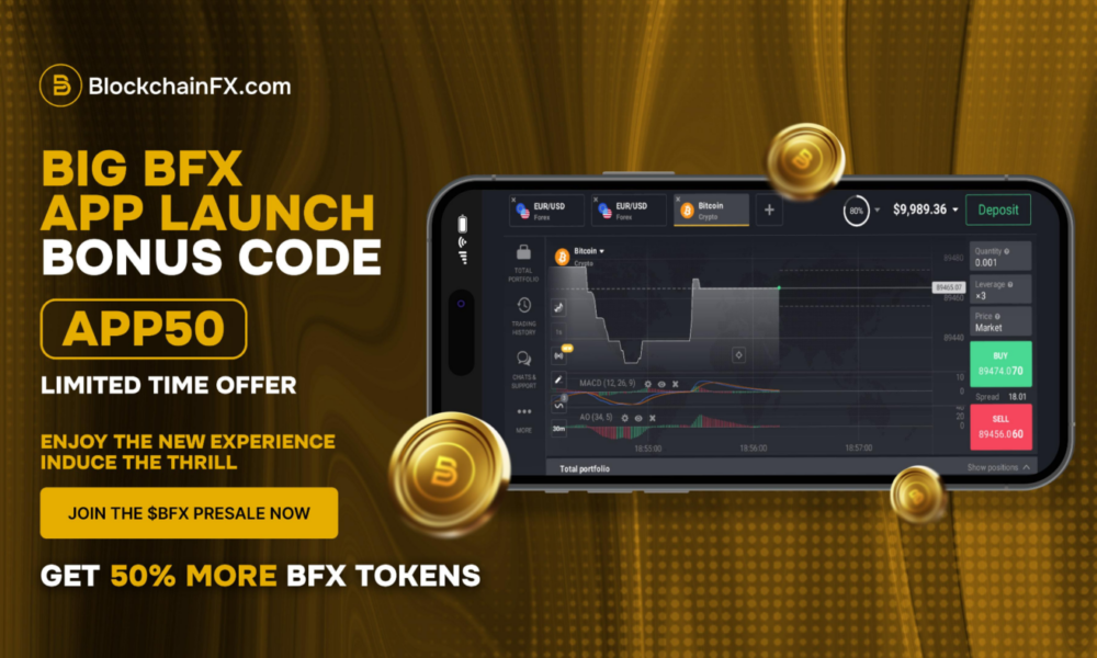 BlockchainFX ($BFX) Sets a Best Crypto Presale 2026 Benchmark While TAO, NEAR, ONDO, and Story (IP) Support Sector Growth