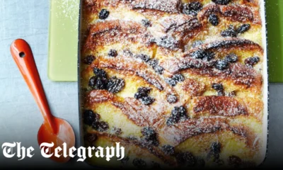Raisin and Marsala bread and butter pudding recipe