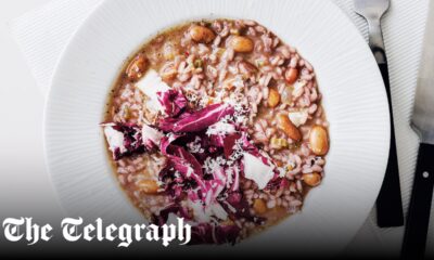 Borlotti bean, radicchio and red wine risotto recipe