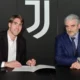 Official: Dusan Vlahovic signs his contract after joining Juventus in a record-breaking Serie A deal (picture via www.juventus.com)