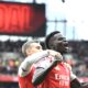 Arsenal 2-0 West Ham: Rice and Saka send Gunners top