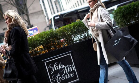 Saks parent company files for Chapter 11 bankruptcy after missing payment