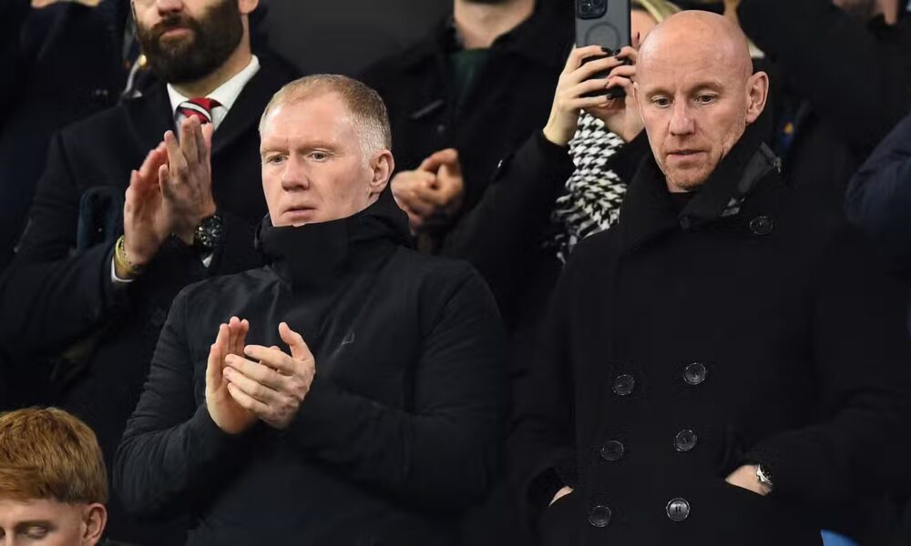 Salford City co-owners and former players Paul Scholes and Nicky Butt