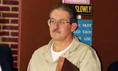 Aldrich Ames leaves court after pleading guilty in 1994. Pic: AP