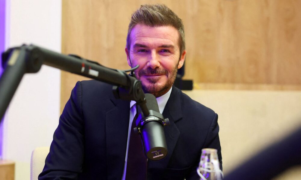 Sir David Beckham refuses to answer Sky News questions in Davos | Ents & Arts News