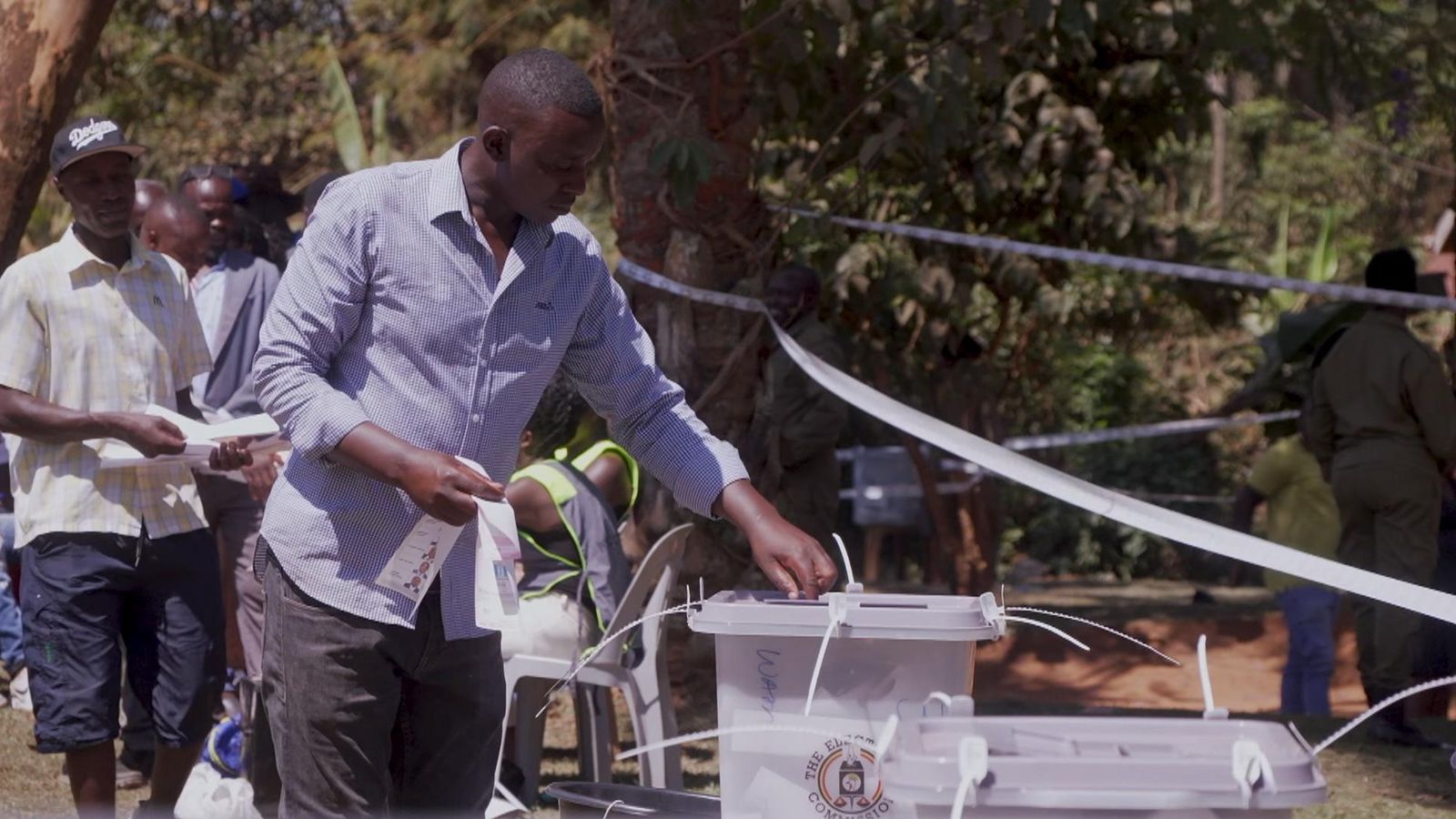 Uganda votes as its pop star politician Bobi Wine goes up against President Museveni | World News