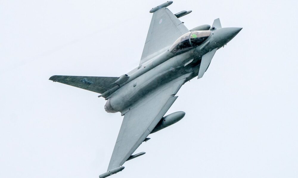 RAF Eurofighter Typhoons, like this one, were deployed in the operation over Syria. File pic: PA