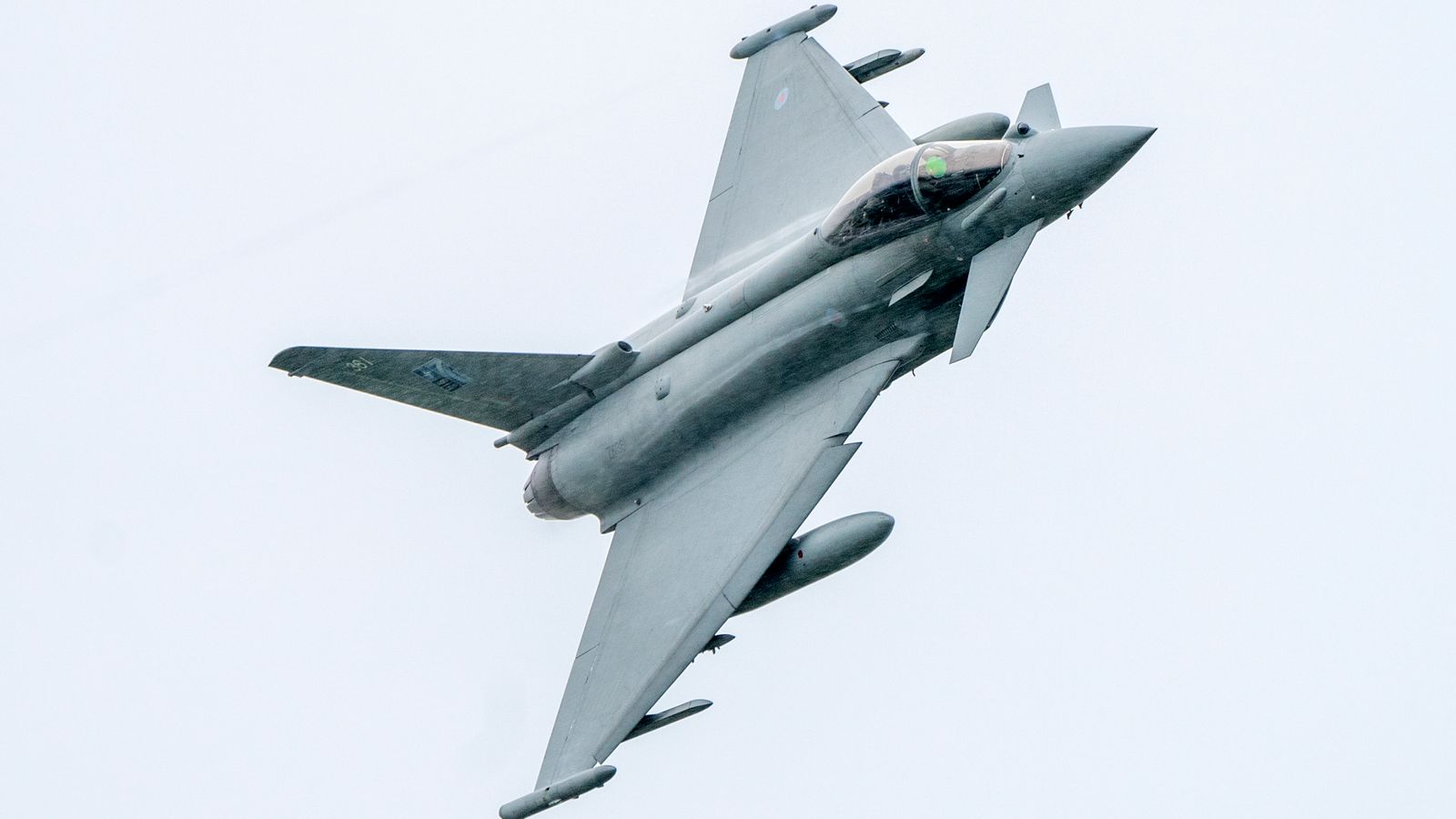 RAF Eurofighter Typhoons, like this one, were deployed in the operation over Syria. File pic: PA