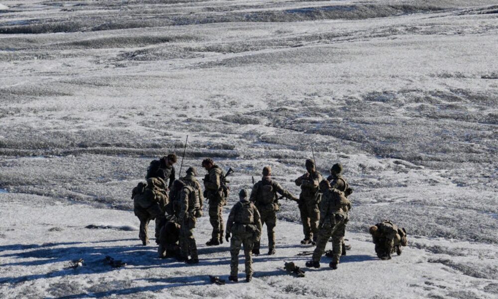 Danish military forces participate in an exercise with NATO troops in Greenland. File pic: AP