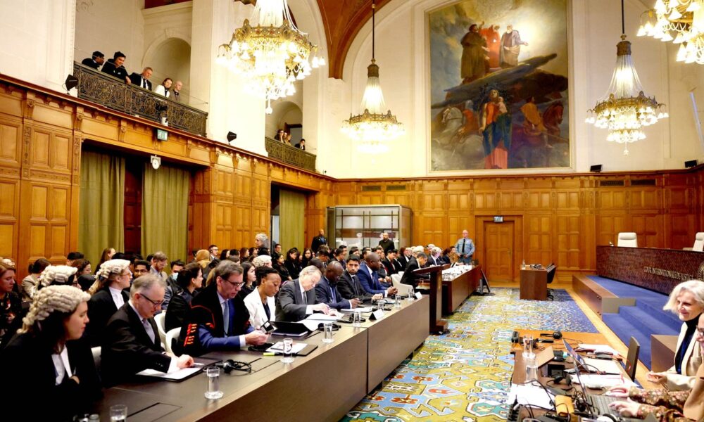 The International Court of Justice (ICJ) starts hearings in a landmark case brought by Gambia, accusing Myanmar of committing genocide. Pic: Reuters