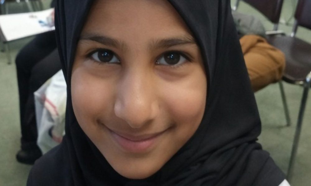 Inaayah Makda. Pic: Masters of Martial Arts Blackburn