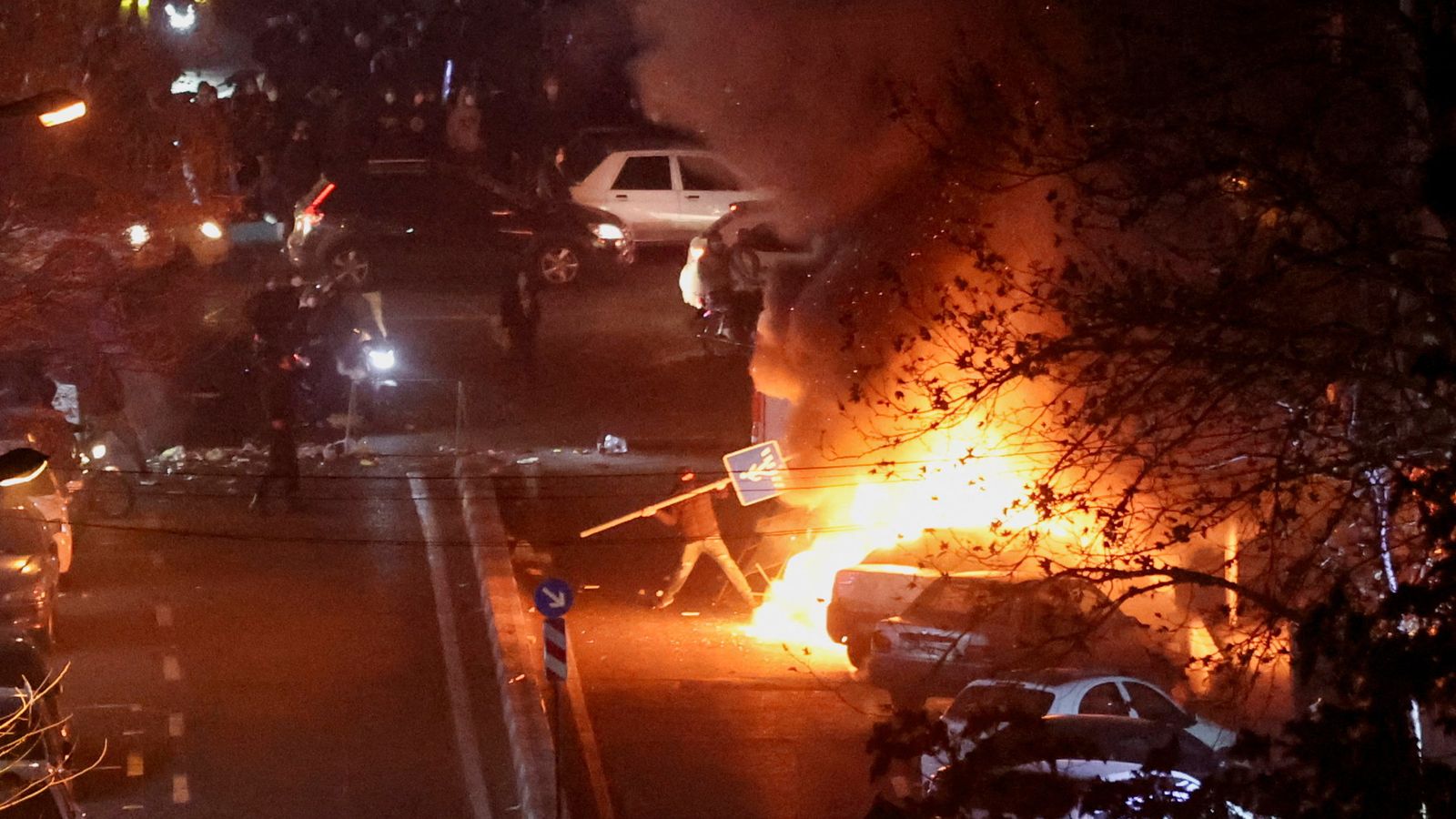 Trump announces new tariff on countries trading with Iran as number killed in protests rises | World News