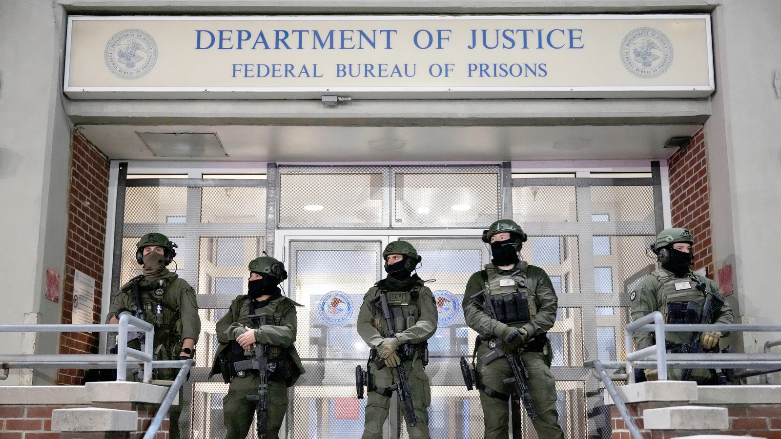 Security is tight at the Metropolitan Detention Center where Maduro is being held. Pic: AP