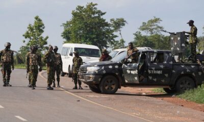 Nigerian Army soldiers patrol after a deadly attack in Yelwata, Benue State, Nigeria, last year. File pic: Reuters