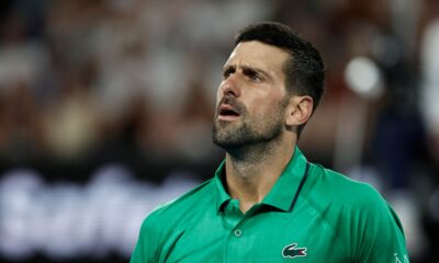 Novak Djokovic during his third round match at the 2026 Australian Open. Pic: Reuters