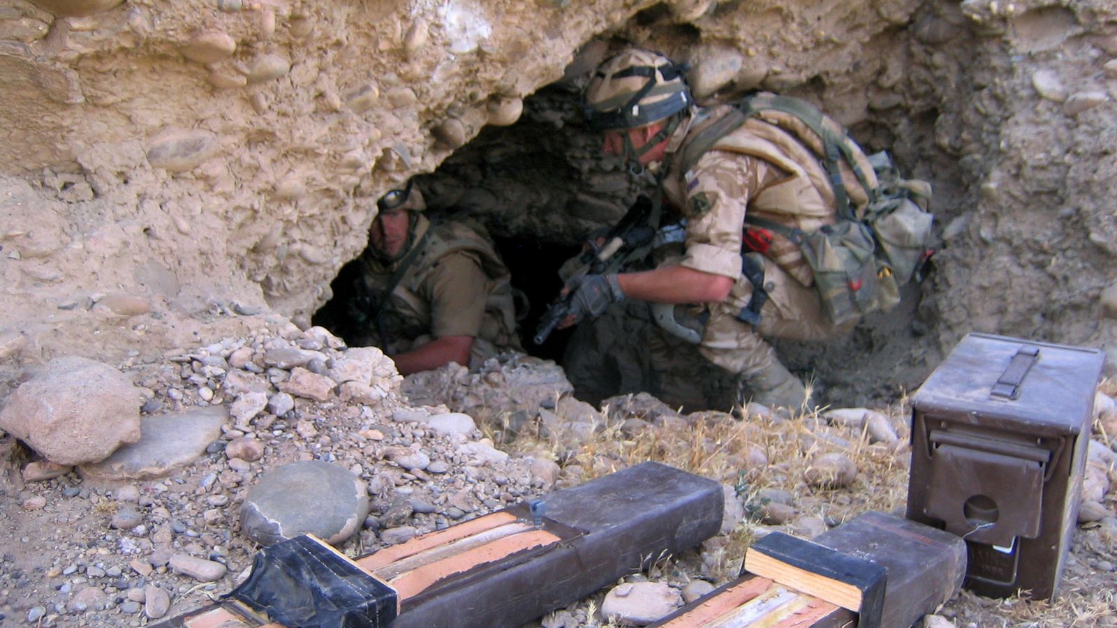 British soldiers in Helmand province in 2007. Pic: AP