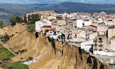 'The entire hill is collapsing': Landslide in Sicily causes homes to fall off cliff edge, 1,500 evacuated | World News