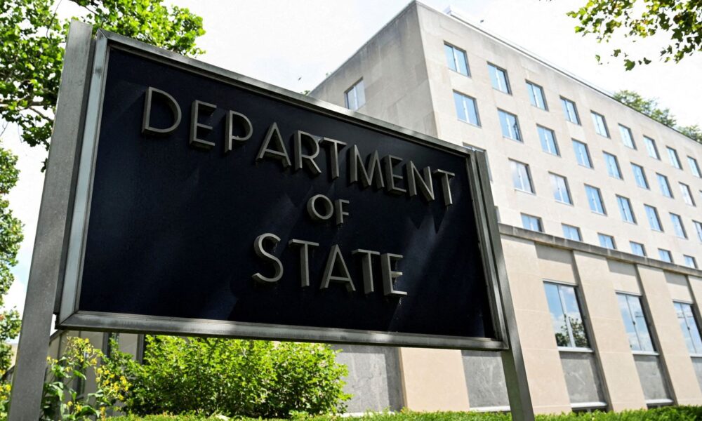 Applicants from 75 countries will be impacted by the state department's decision. Pic: Reuters