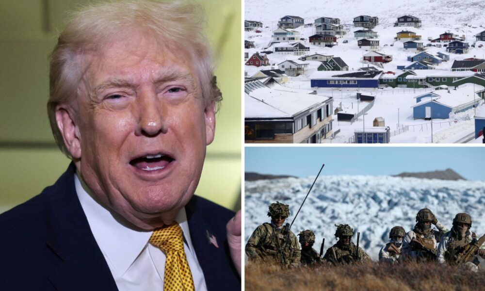 Military action in Greenland 'always an option' says White House | World News