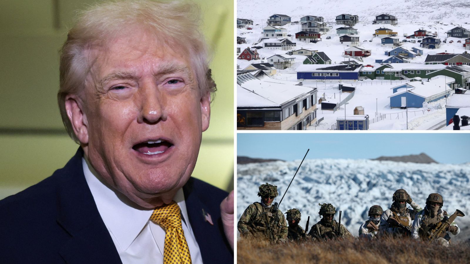 Military action in Greenland 'always an option' says White House | World News