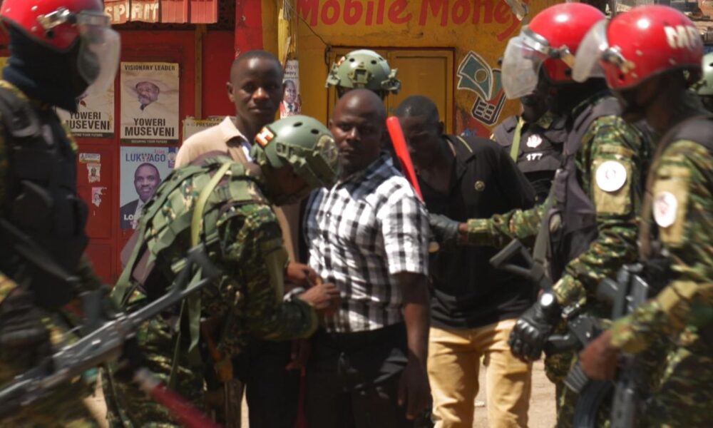 'People power' opposition supporters shout as voting count in Uganda election turns violent | World News