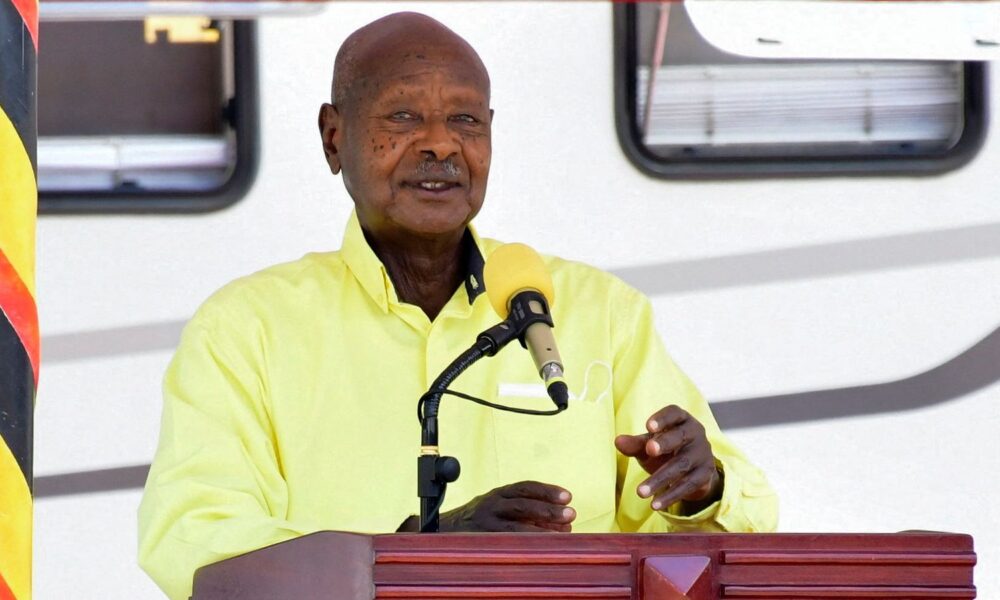 Yoweri Museveni. Pic: Reuters