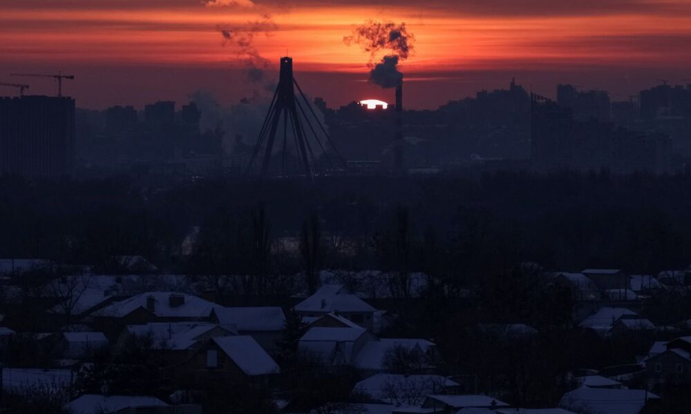 Flats were left without power as temperatures plummeted. Pic: Reuters