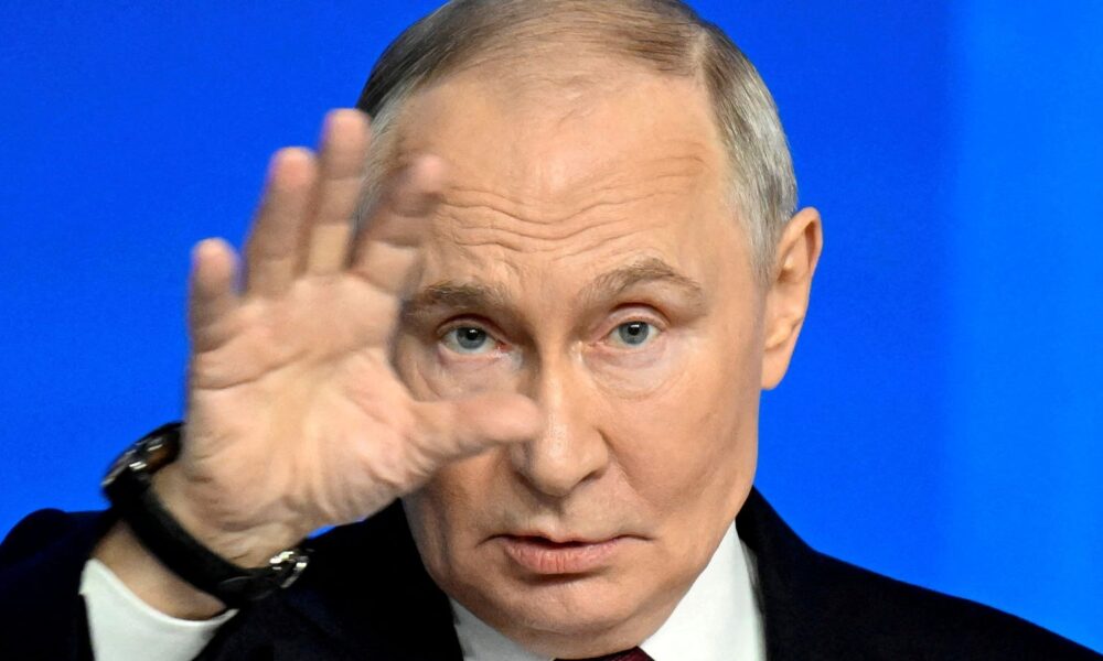 If Vladimir Putin accepts the apparent invitation to join the peace board, it might prompt others to resign. File pic: Reuters