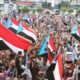 Supporters of the Southern Transitional Council (STC) at a rally in Aden, Yemen, on Friday. Pic: AP