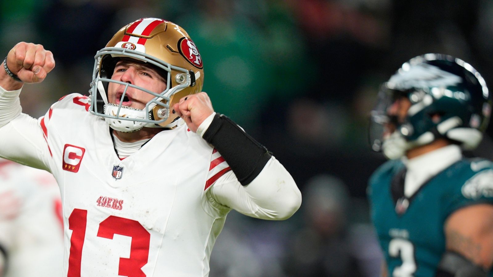 NFL playoffs: San Francisco 49ers knock out defending Super Bowl champion Philadelphia Eagles with stunning upset | NFL News