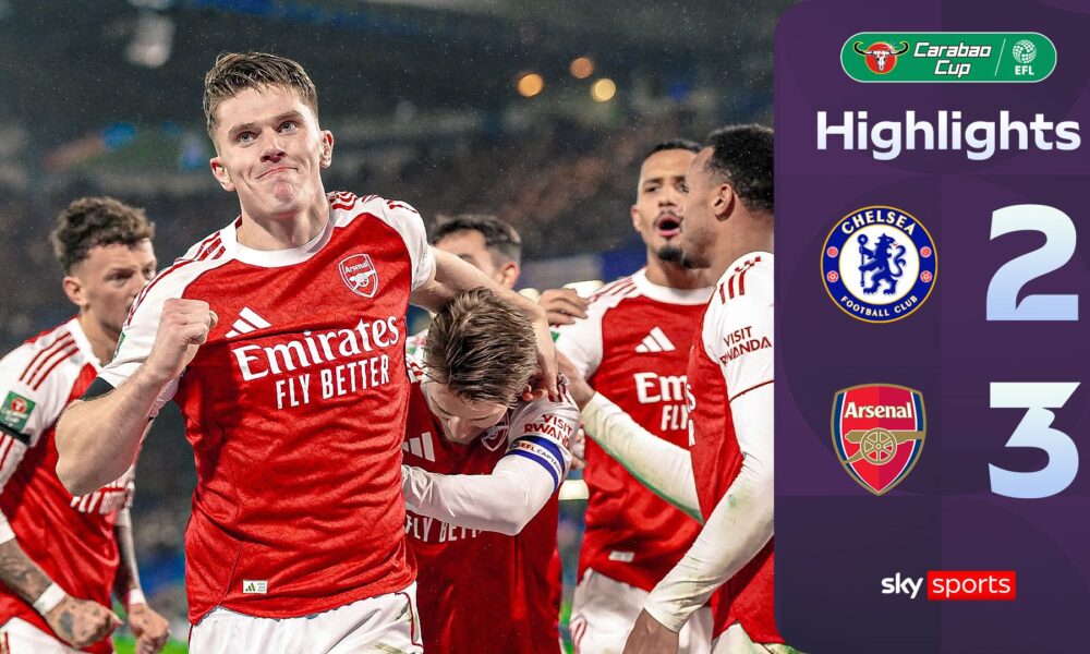 Gyokeres on target & Garnacho gives Chelsea hope in first leg of Carabao Cup semi-final