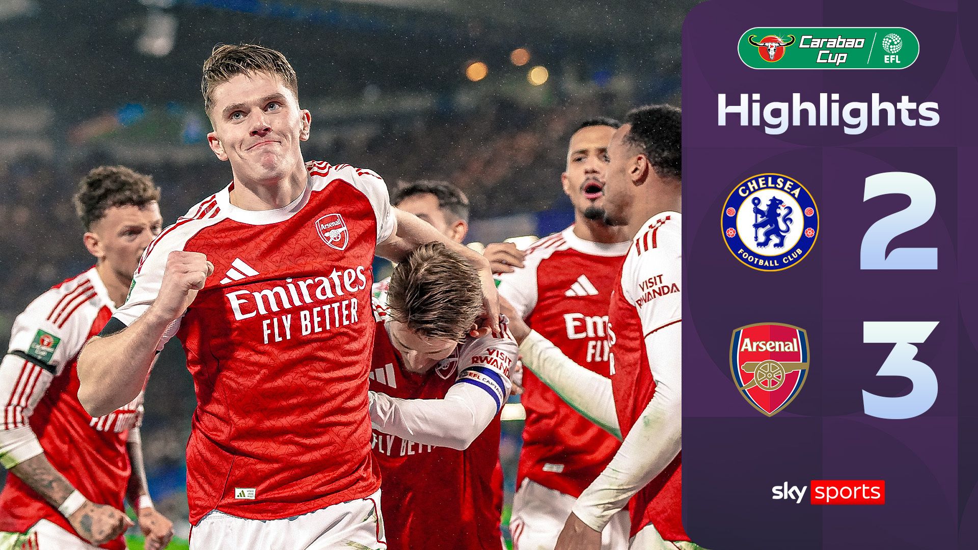 Gyokeres on target & Garnacho gives Chelsea hope in first leg of Carabao Cup semi-final