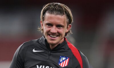 Atletico Madrid's Conor Gallagher during a training session at the Emirates Stadium, London. Picture date: Monday October 20, 2025.