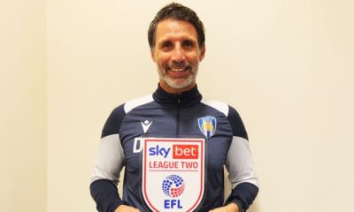 Danny Cowley was named Sky Bet League Two Manager of the Month for November