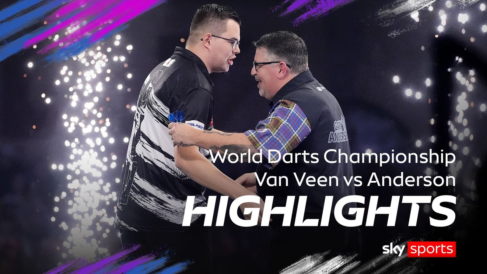 Highlights of the World Championship semi-final between Gian van Veen and Gary Anderson.