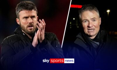 Middlesbrough manager Michael Carrick acknowledges the crowd at the final whistle after the Sky Bet Championship match at Ewood Park, Blackburn.
