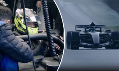 Historic moment! Sergio Perez drives first ever Cadillac car at Silverstone