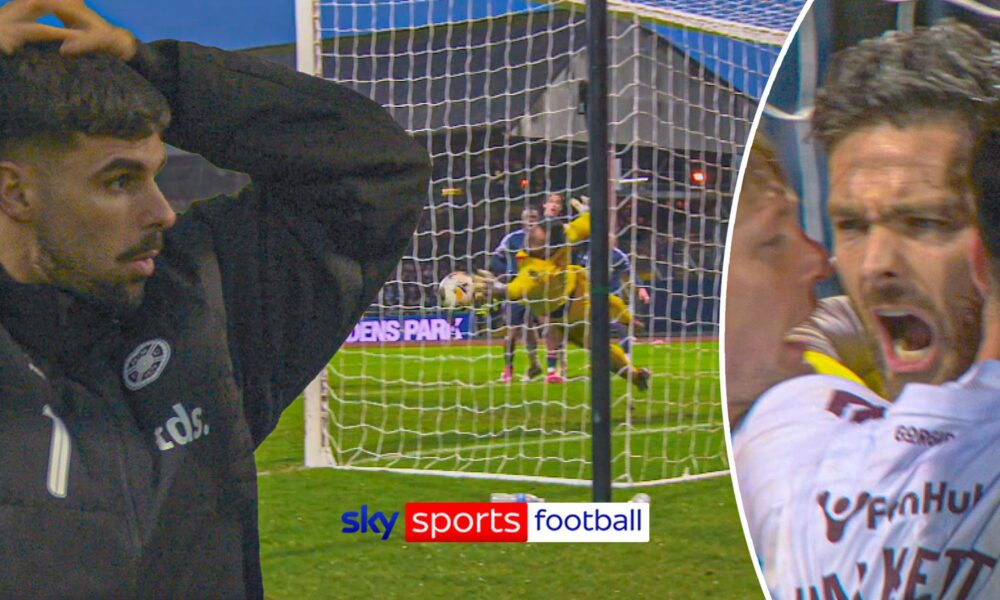 Incredible save from Hearts 'keeper Gordon.