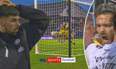 Incredible save from Hearts 'keeper Gordon.