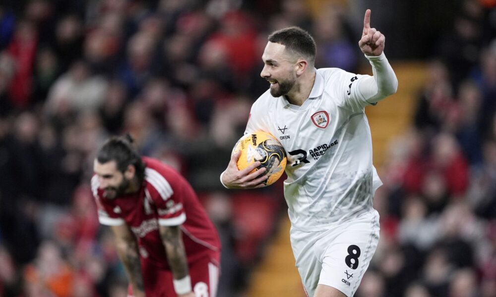 Adam Phillips pulled one back for Barnsley after Szoboszlai's error