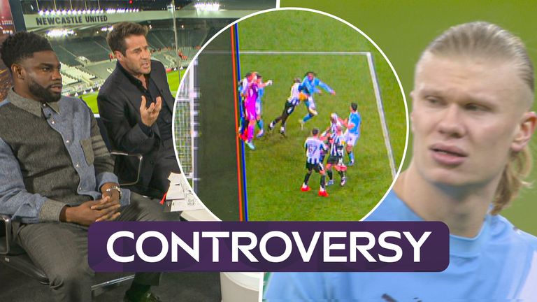 Why was Semenyo's goal controversially disallowed vs Newcastle?