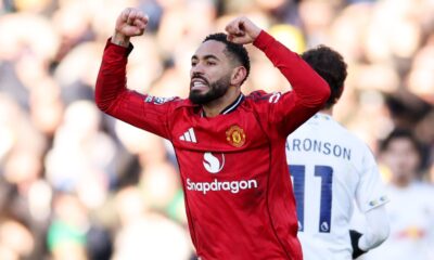 Matheus Cunha celebrates his equaliser