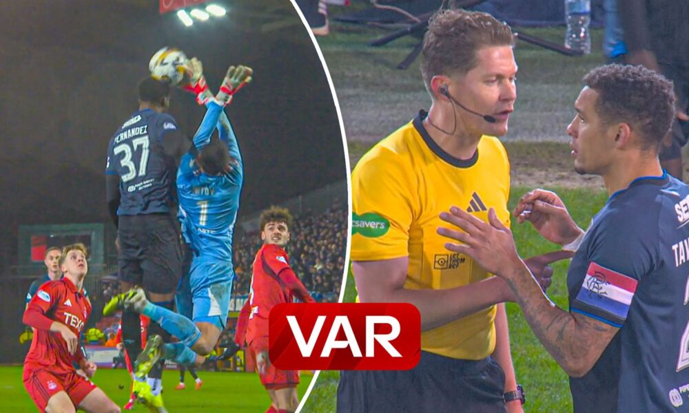 Rangers second disallowed by VAR.