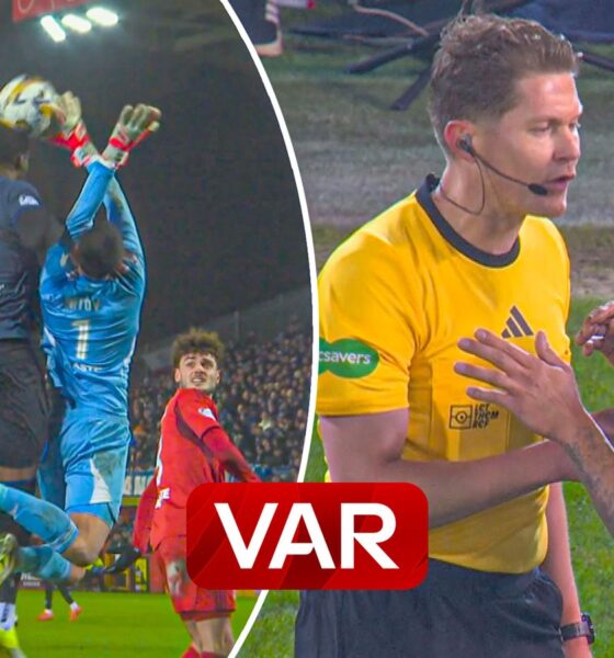 Rangers second disallowed by VAR.