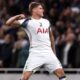 Tottenham Hotspur's Micky van de Ven celebrates scoring their third goal