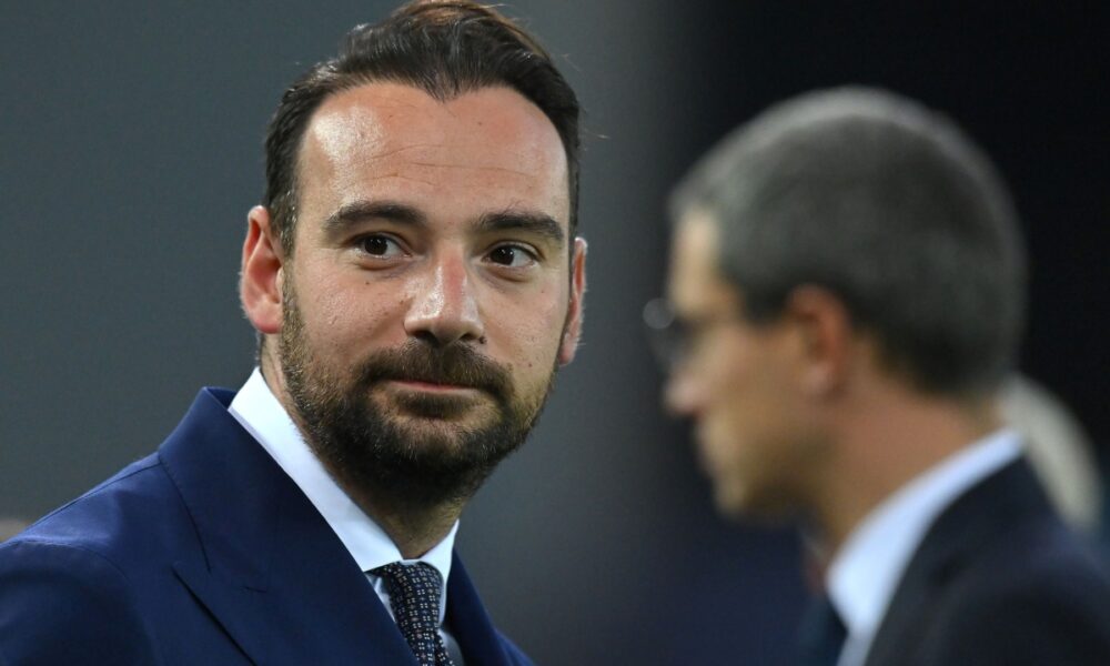UDINE, ITALY - AUGUST 20: Napoli linked Giovanni Manna of Juventus during the Serie A TIM match between Udinese Calcio and Juventus at Dacia Arena on August 20, 2023 in Udine, Italy. (Photo by Alessandro Sabattini/Getty Images)