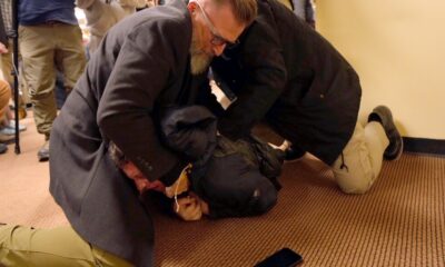 Man arrested after spraying substance on Rep. Ilhan Omar