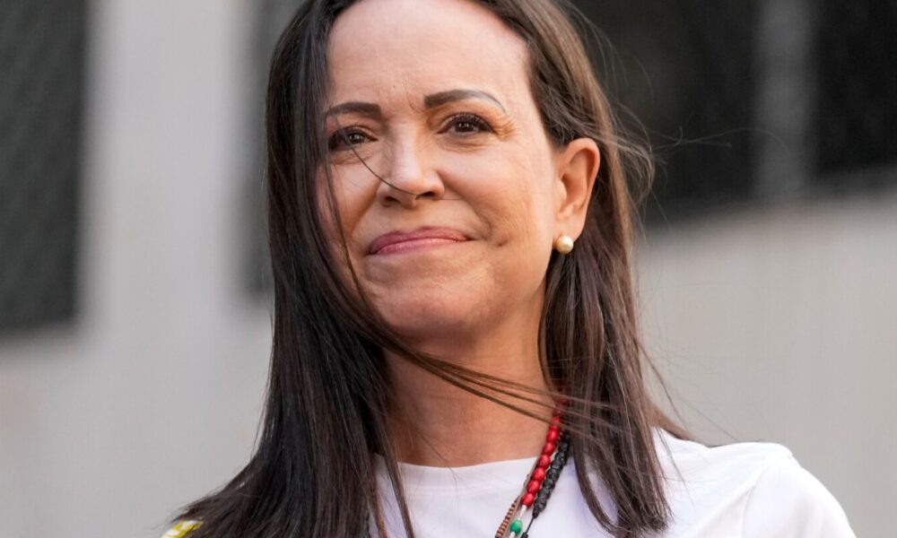 Trump is meeting Venezuelan opposition leader Machado