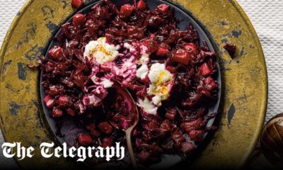 Beetroot and apple with caraway, sour cream and hot-paprika butter